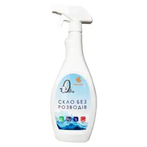 Засіб миючий для скла і дзеркал GlobeClean з тригером-розпилювачем 1/3 лимон-м'ята 750 мл