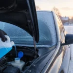 Зимовий омивач скла — заливання рідини в бачок автомобіля